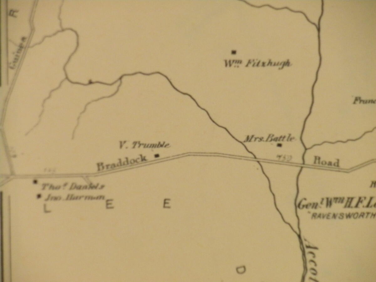 1879 Hopkins Map with Vance L Trumble annotated